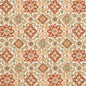 CB800-100 Damask nan Green,Orange & Rust Charlotte Colors