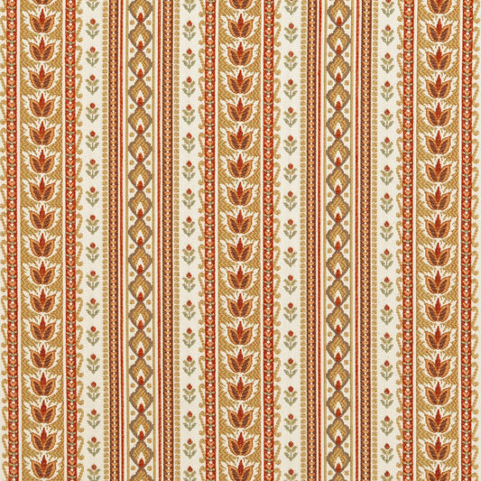 CB800-102 Stripe Coral & Peach Charlotte Fabrics Woven Patterns