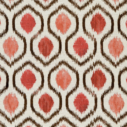 CB800-110 Abstract & Geometric nan Brown,Coral & Peach Charlotte Colors