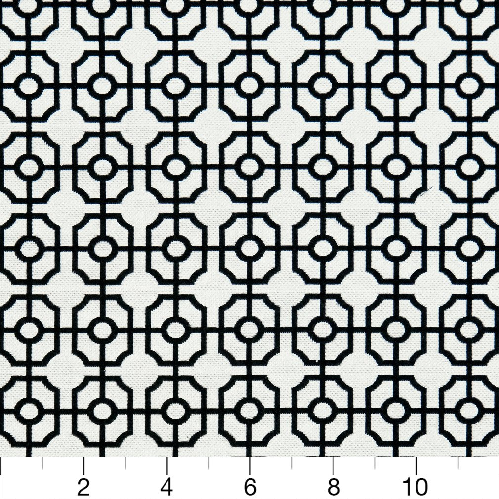 CB800-111 Abstract & Geometric,Small Scale nan Black Charlotte Colors