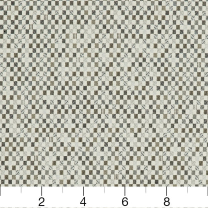 CB800-119 Check & Houndstooth,Small Scale nan Brown,Grey & Silver Charlotte Colors