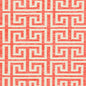 CB800-125 Abstract & Geometric,Greek Key nan Coral & Peach Charlotte Colors