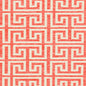 CB800-125 Abstract & Geometric,Greek Key Coral & Peach Charlotte Fabrics Woven Patterns