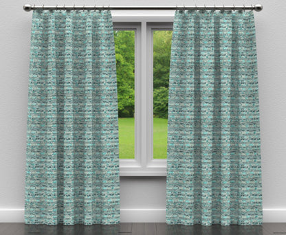 CB800-127 Abstract & Geometric nan Aqua & Teal Charlotte Colors