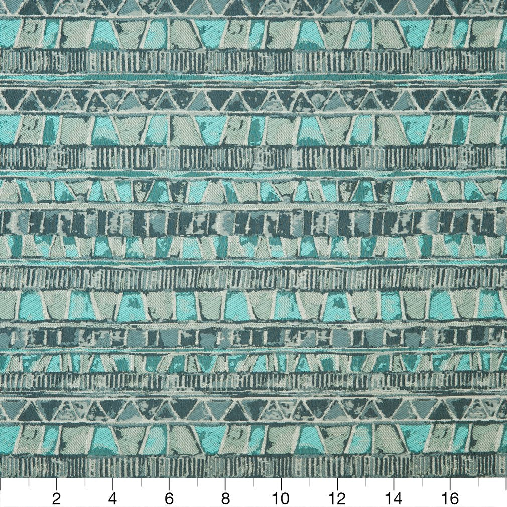 CB800-127 Abstract & Geometric nan Aqua & Teal Charlotte Colors
