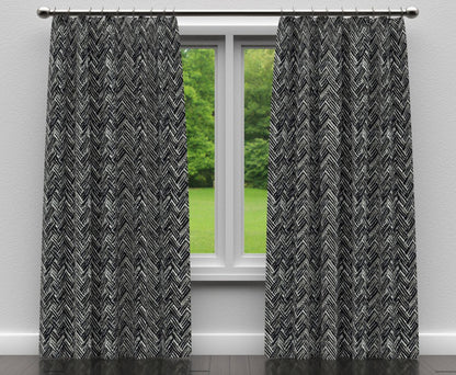 CB800-129 Abstract & Geometric nan Black Charlotte Colors