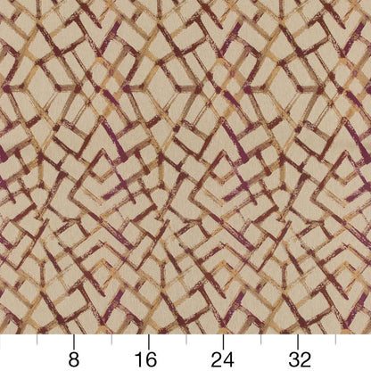 CB800-154 Abstract & Geometric nan Red & Burgundy Charlotte Colors