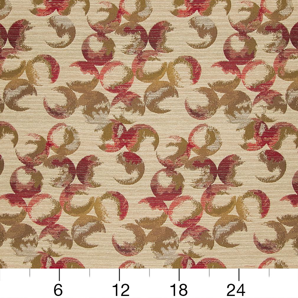 CB800-155 Abstract & Geometric nan Red & Burgundy Charlotte Colors