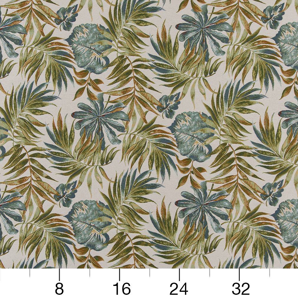 CB800-245 Leaves,Tropical & Botanical nan Aqua & Teal,Green Charlotte Colors