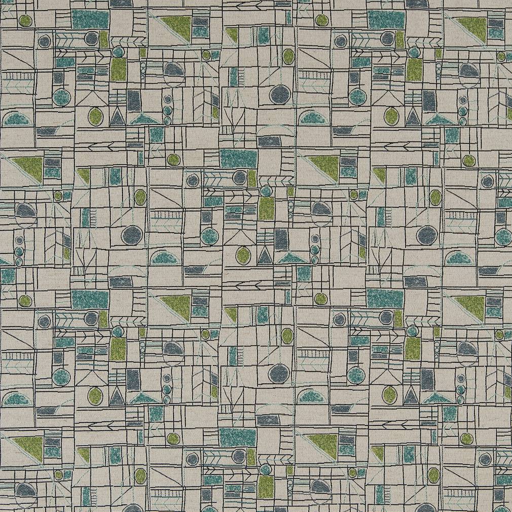 CB800-247 Abstract & Geometric,Small Scale nan Aqua & Teal,Blue,Green Charlotte Colors