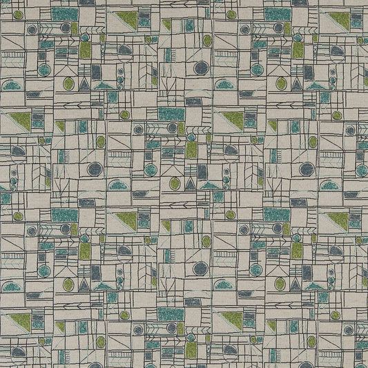 CB800-247 Abstract & Geometric,Small Scale nan Aqua & Teal,Blue,Green Charlotte Colors