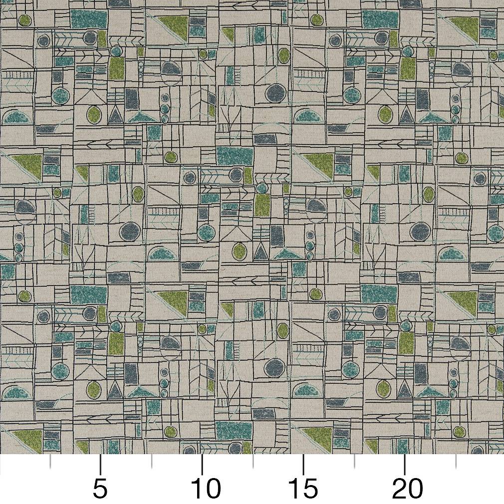 CB800-247 Abstract & Geometric,Small Scale nan Aqua & Teal,Blue,Green Charlotte Colors