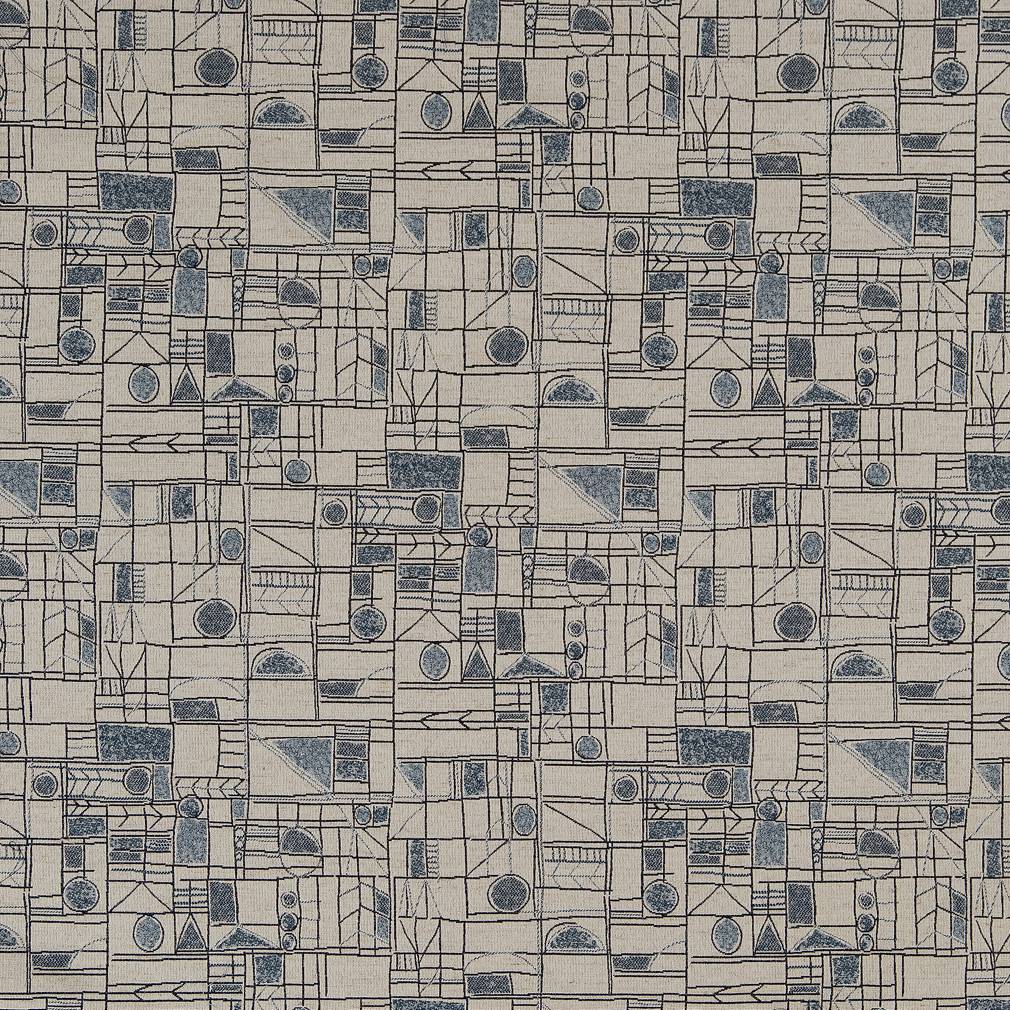 CB800-249 Abstract & Geometric,Small Scale nan Blue Charlotte Colors
