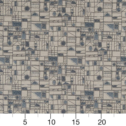 CB800-249 Abstract & Geometric,Small Scale nan Blue Charlotte Colors
