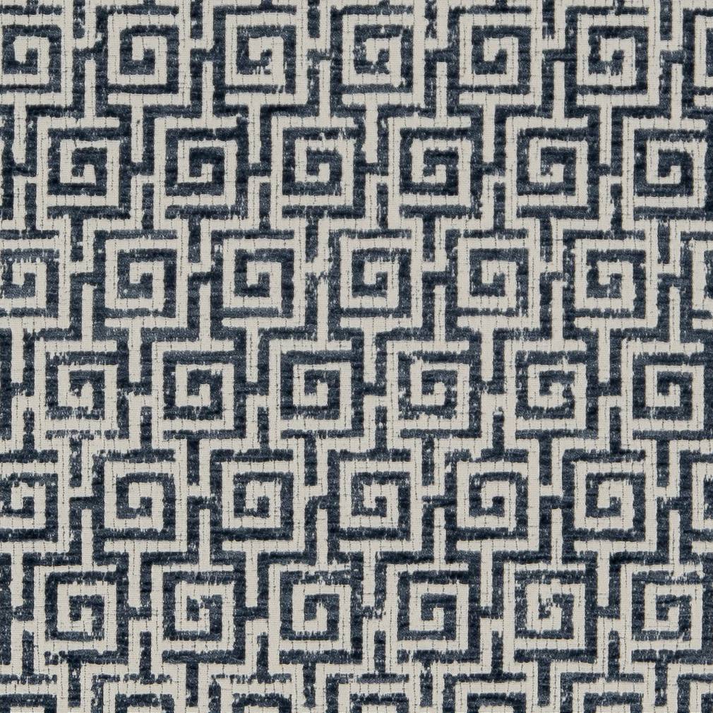 CB800-251 Abstract & Geometric,Greek Key,Small Scale nan Blue Charlotte Colors