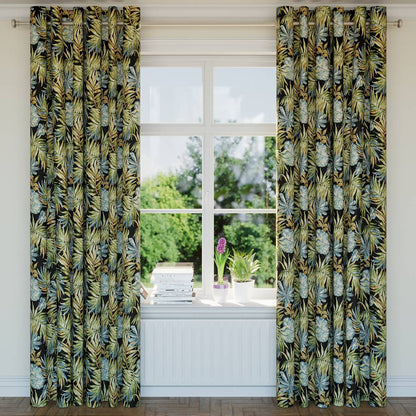 CB800-254 Leaves,Tropical & Botanical nan Aqua & Teal,Black Charlotte Colors