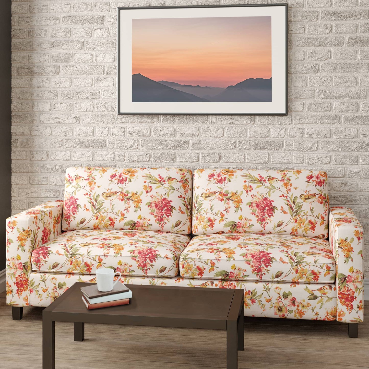 CB800-275 Floral nan Orange & Rust Charlotte Colors