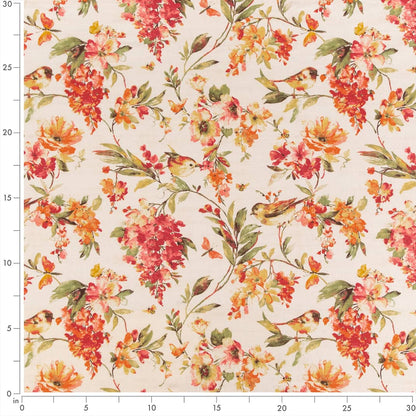 CB800-275 Floral nan Orange & Rust Charlotte Colors