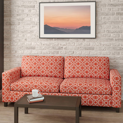 CB800-277 Abstract & Geometric nan Orange & Rust Charlotte Colors