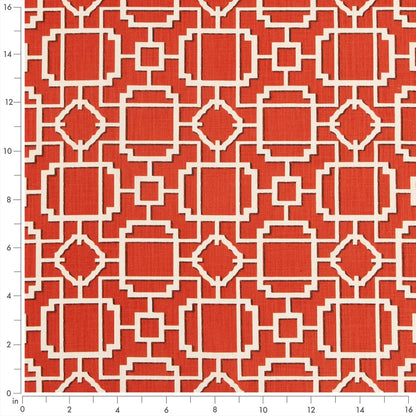 CB800-277 Abstract & Geometric nan Orange & Rust Charlotte Colors