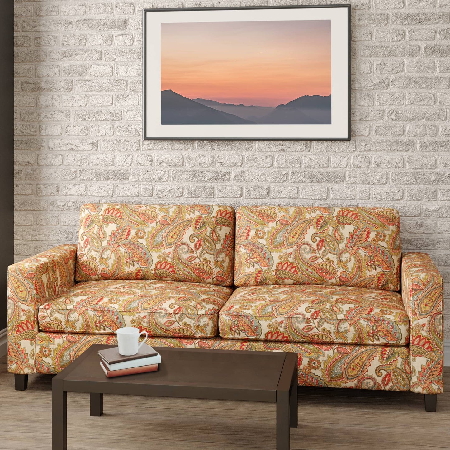 CB800-278 Paisley nan Orange & Rust Charlotte Colors