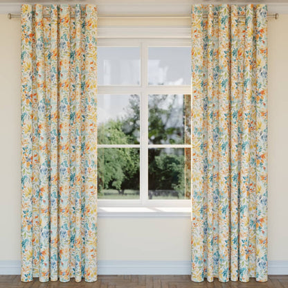 CB800-279 Floral nan Aqua & Teal,Orange & Rust Charlotte Colors