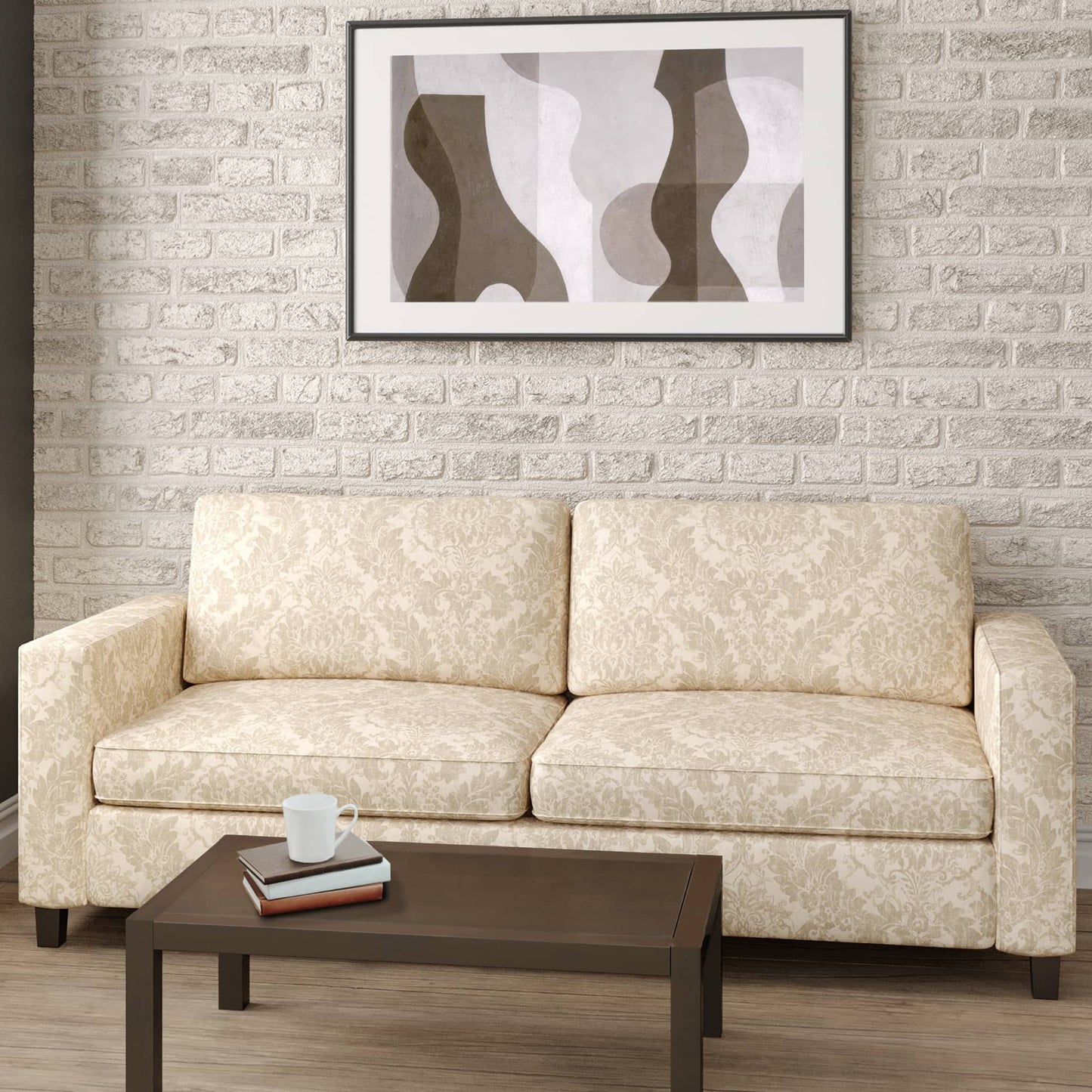 CB800-297 Damask nan Beige & Taupe Charlotte Colors