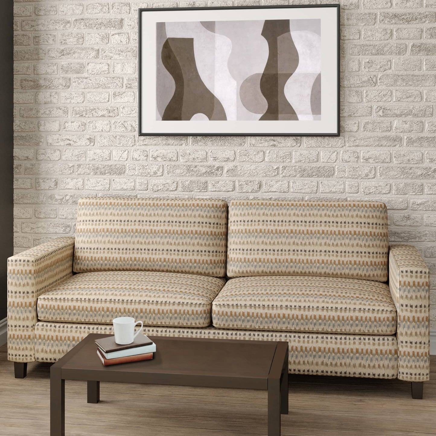 CB800-301 Abstract & Geometric nan Brown Charlotte Colors