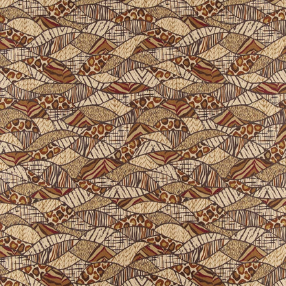 CB800-305 Abstract & Geometric,Leaves nan Brown Charlotte Colors