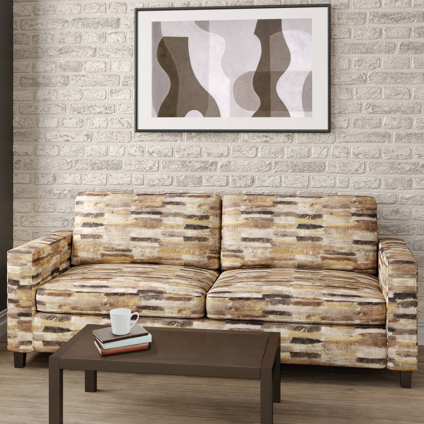 CB800-311 Abstract & Geometric nan Brown Charlotte Colors