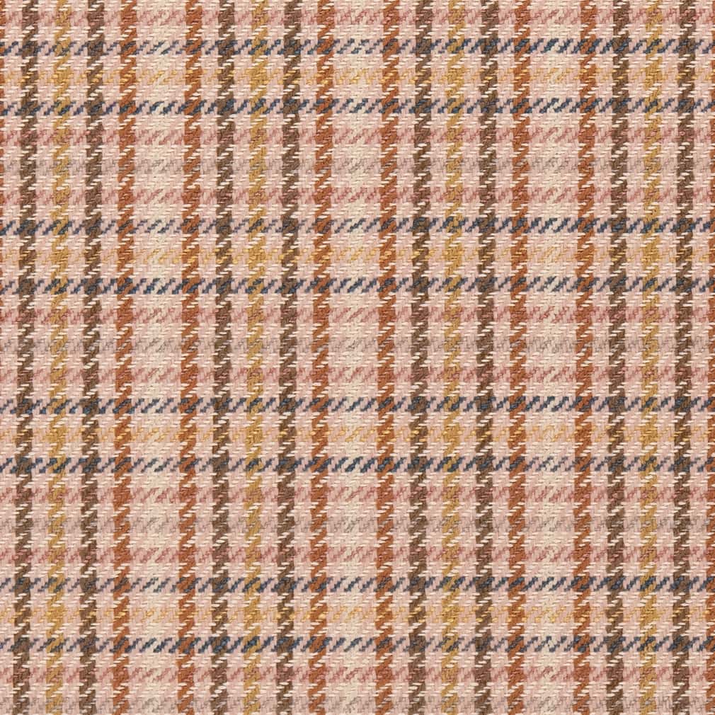 CB800-329 Check & Houndstooth,Plaid,Small Scale nan Coral & Peach,Pink Charlotte Colors