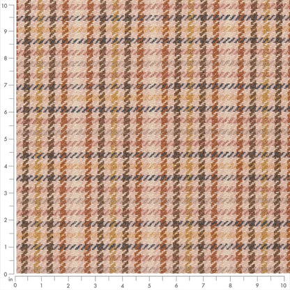 CB800-329 Check & Houndstooth,Plaid,Small Scale nan Coral & Peach,Pink Charlotte Colors
