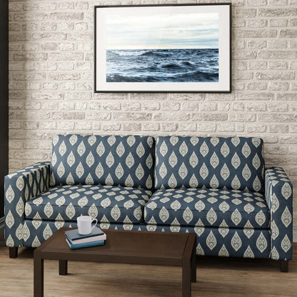 CB800-345 Abstract & Geometric,Damask nan Blue Charlotte Colors