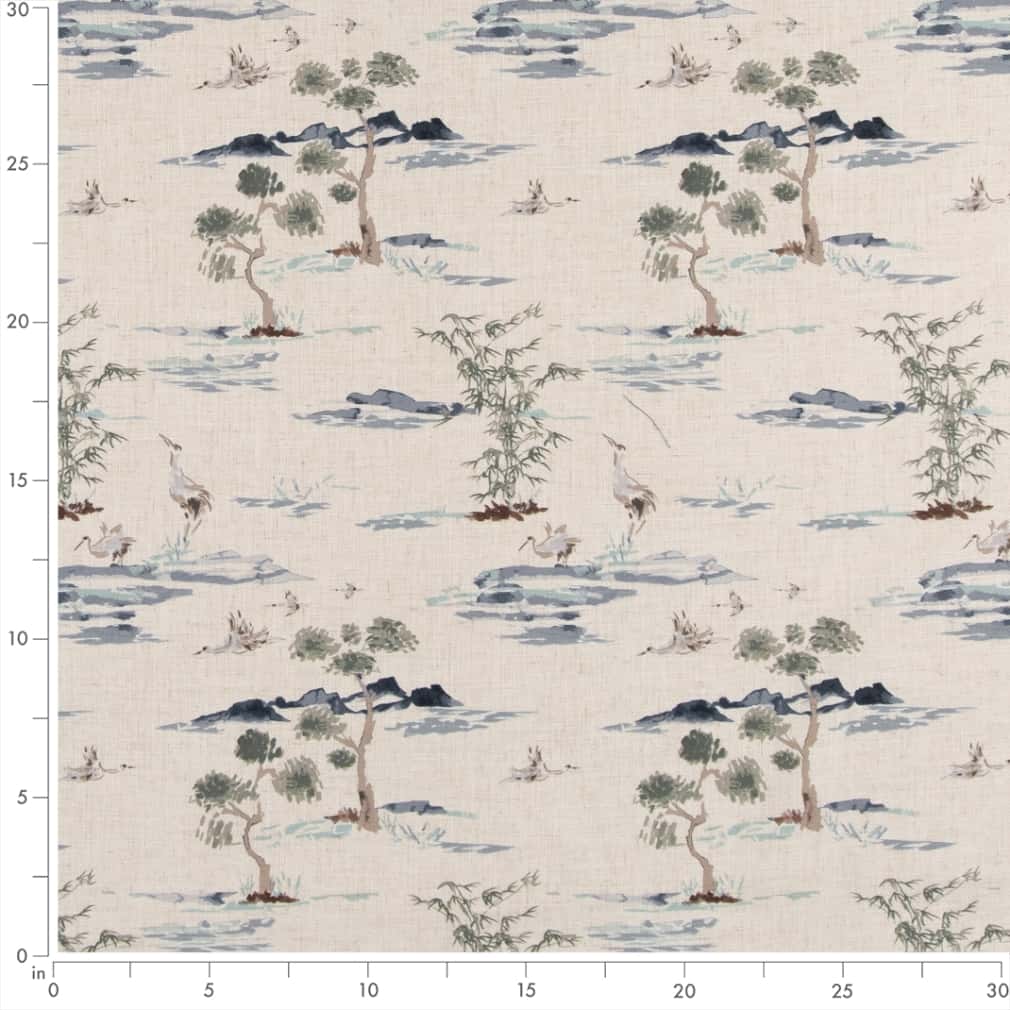 CB800-347 Toile nan Blue Charlotte Colors
