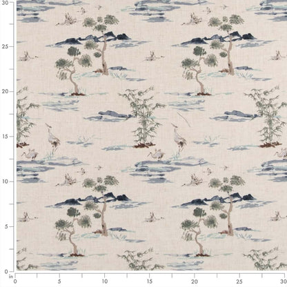 CB800-347 Toile nan Blue Charlotte Colors