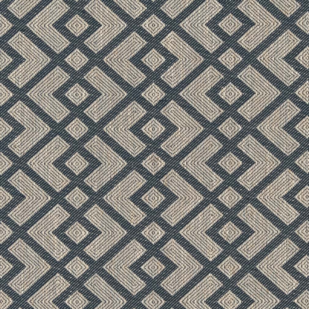 CB800-348 Abstract & Geometric nan Blue Charlotte Colors