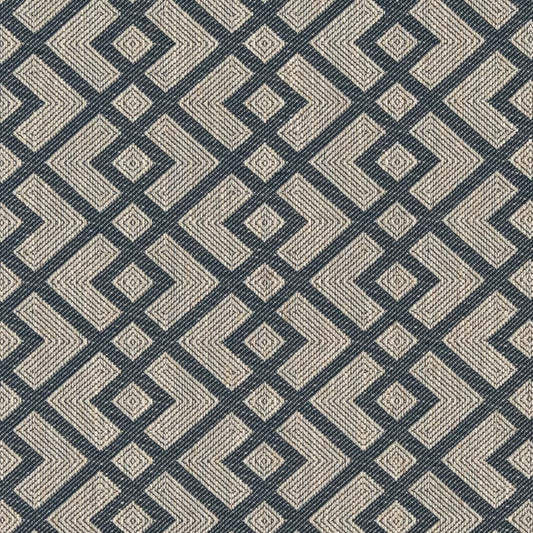 CB800-348 Abstract & Geometric nan Blue Charlotte Colors