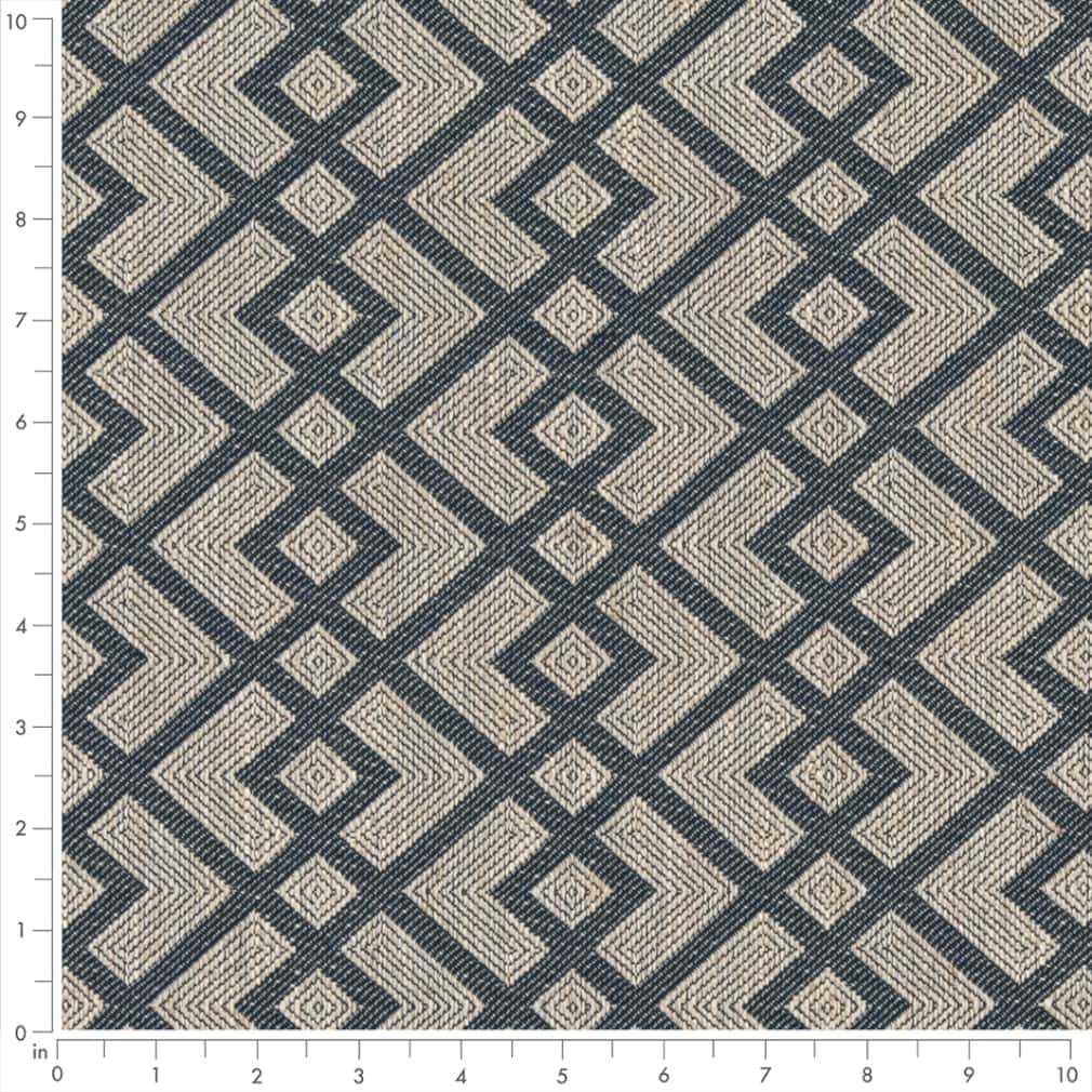 CB800-348 Abstract & Geometric nan Blue Charlotte Colors