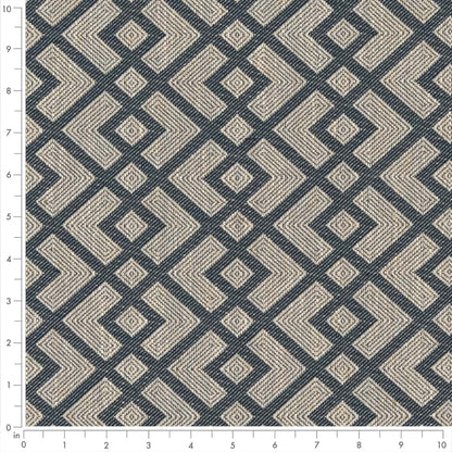 CB800-348 Abstract & Geometric nan Blue Charlotte Colors