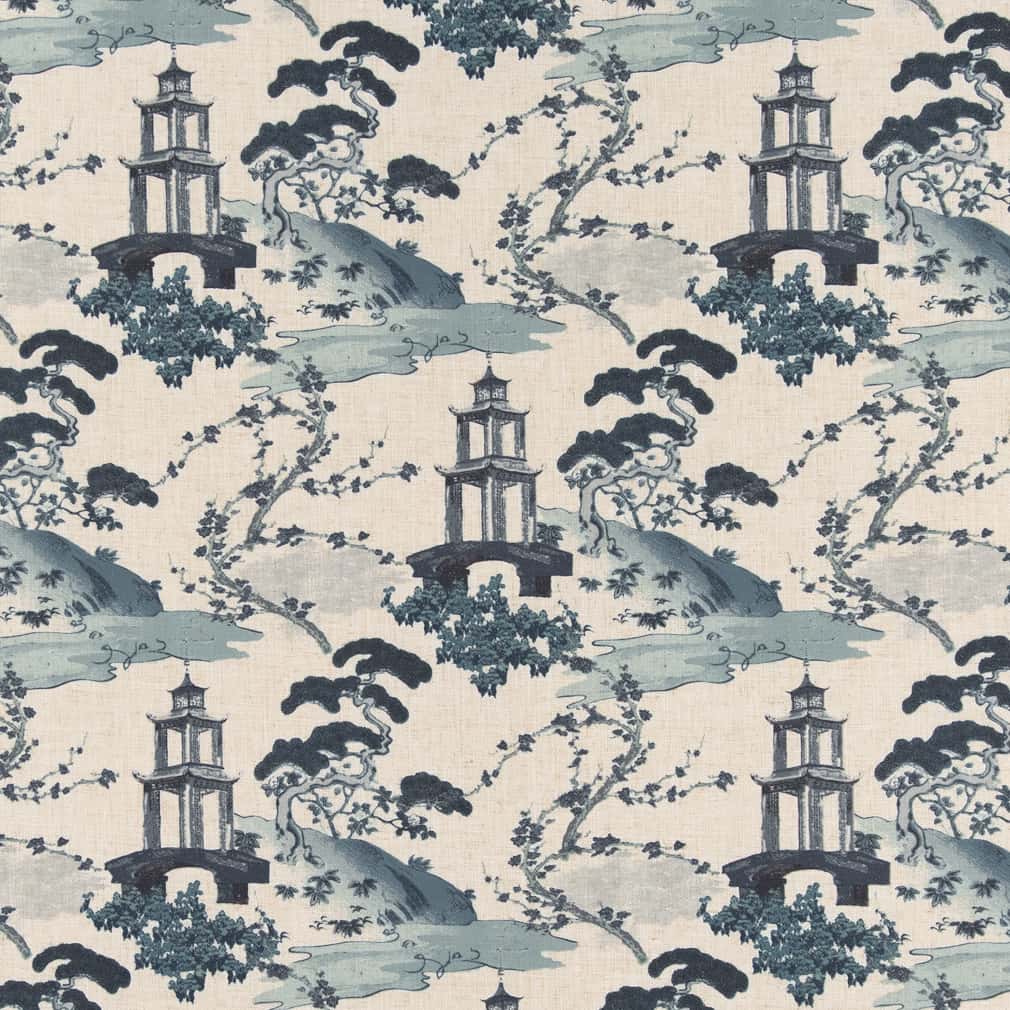 CB800-351 Global,Toile nan Blue Charlotte Colors