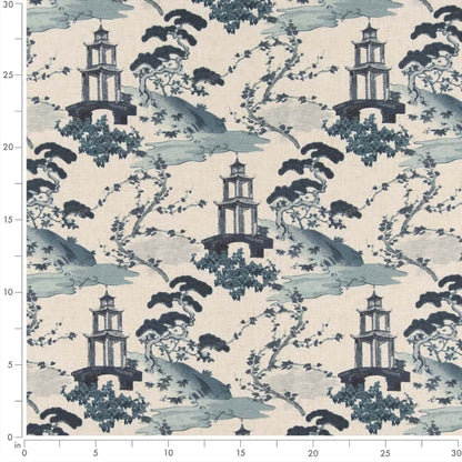 CB800-351 Global,Toile nan Blue Charlotte Colors