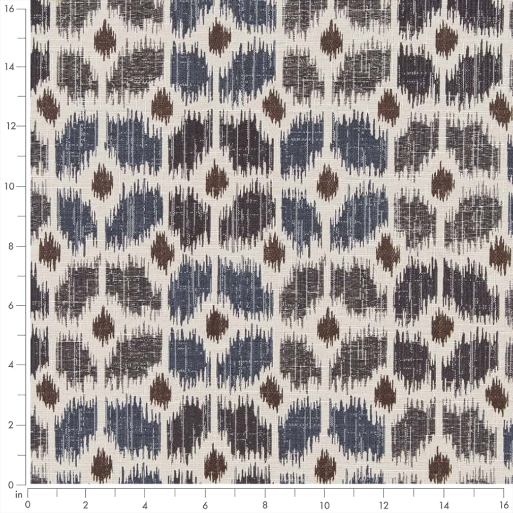 CB800-356 Abstract & Geometric nan Blue Charlotte Colors
