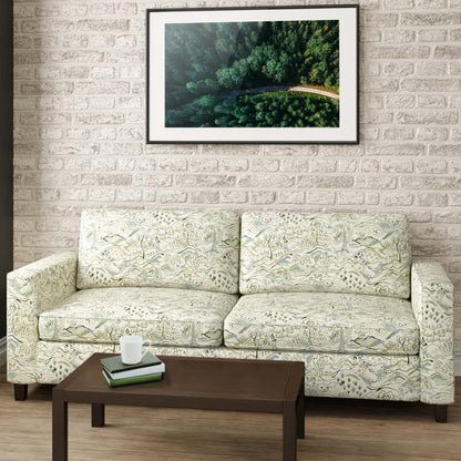 CB800-373 Abstract & Geometric,Toile nan Green Charlotte Colors