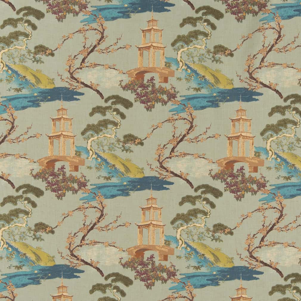 CB800-376 Global,Toile nan Green Charlotte Colors