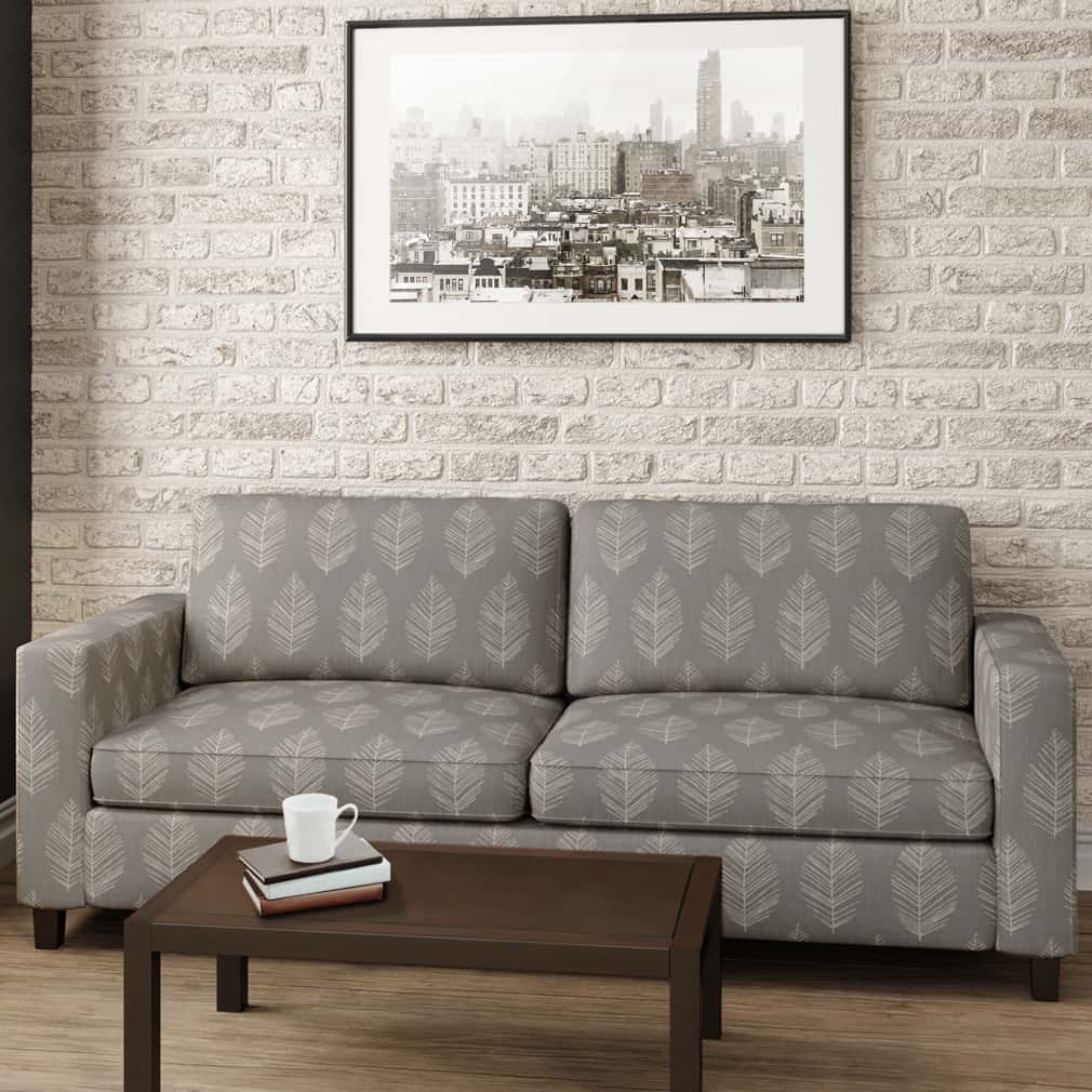 CB800-381 Abstract & Geometric,Leaves nan Grey & Silver Charlotte Colors