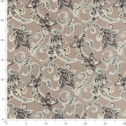 CB800-392 Paisley nan Grey & Silver Charlotte Colors