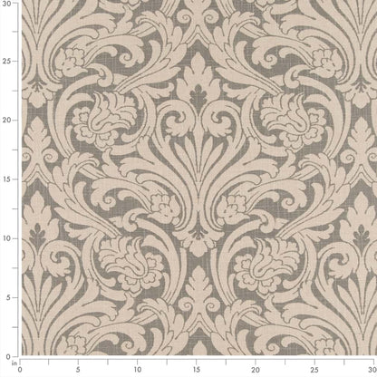 CB800-393 Damask nan Grey & Silver Charlotte Colors