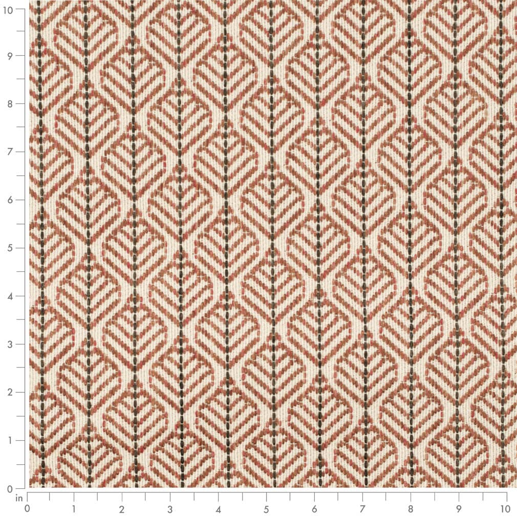 CB800-413 Abstract & Geometric,Small Scale nan Red & Burgundy Charlotte Colors