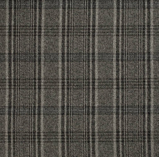 CB800-416 Plaid Black Charlotte Fabrics Woven Patterns
