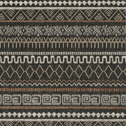 CB800-419 Abstract & Geometric,Global,Southwestern,Stripe nan Black Charlotte Colors